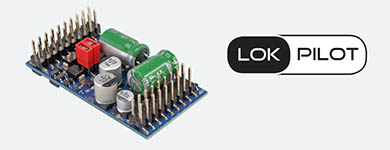 069-59325 - G/0/I - LokPilot 5 L DCC, Stiftleiste mit Adapter, Retail